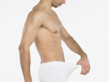 A man wants to enlarge his own penis
